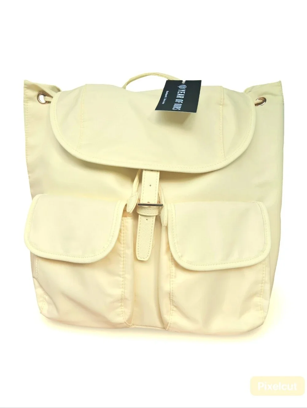 NWT Year of Ours x FabFitFun Nylon Backpack Baby Yellow